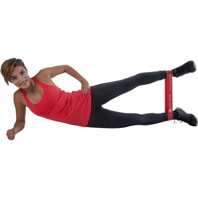 Pure 2 Improve Set Of Fitness Crossfit Mini Bands 3 Pcs fekete sets
