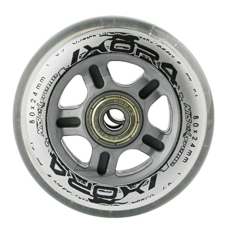 PU 80x24 82A (4 pcs.) + ABEC-7 (8 pcs.) NILS EXTREME SET transparent utcai cipő