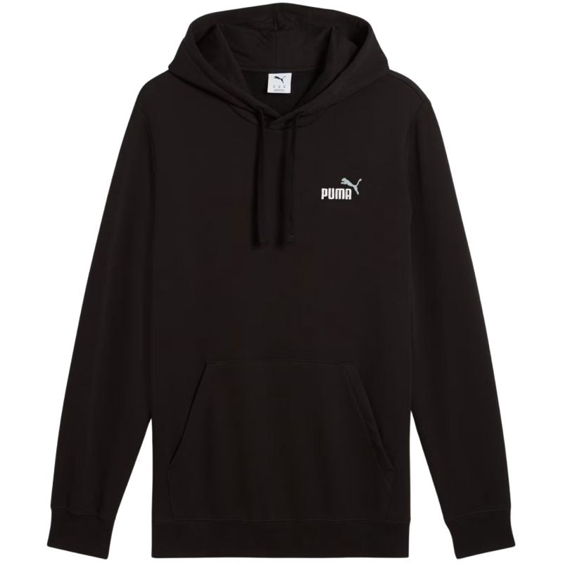 Men's Puma ESS 2 Color Small No. 1 Logo Hoodie Black 684719 fekete kapucnis pulóver