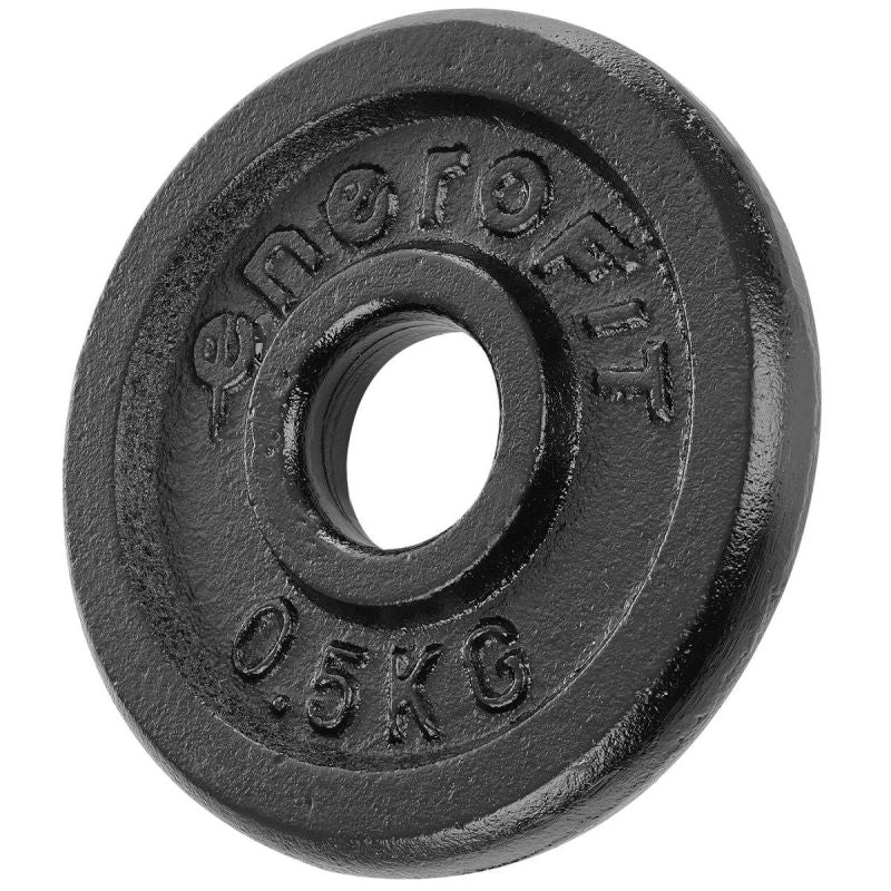 Enero Black Cast Iron Load 0.5 Kg Fit ø26.5 fekete weight, strength training equipment, training equipment