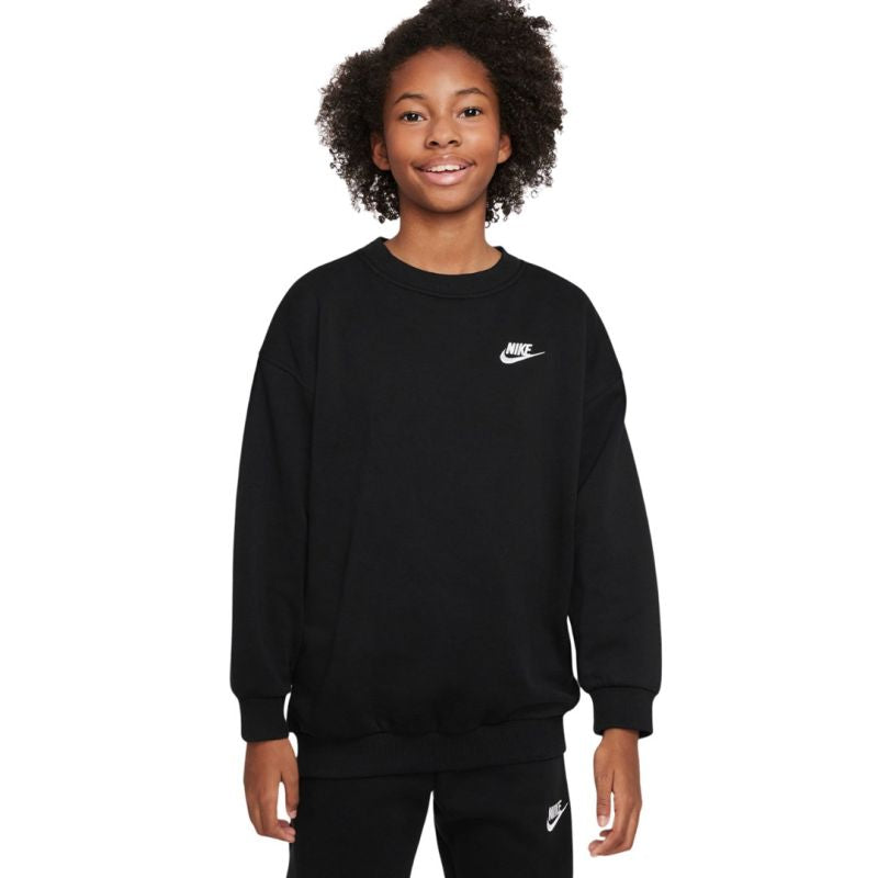 Nike Sportswear Club Fleece Kids' Sweatshirt 010 fekete pulóver 157840S