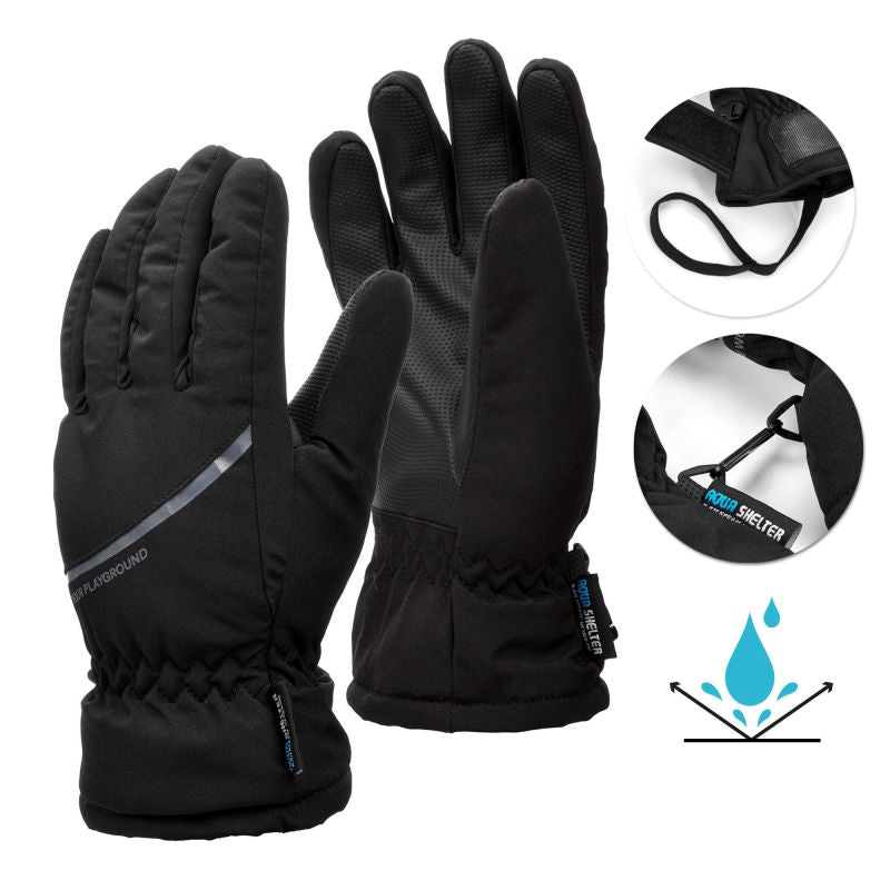 Meteor Hiemis S winter gloves black uniw kesztyű