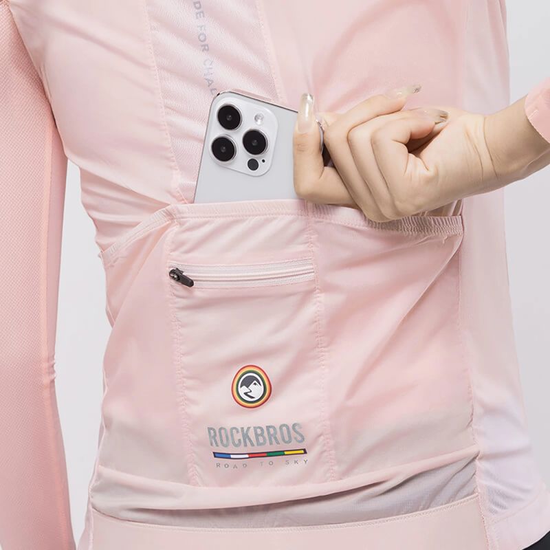 Rockbros ROAD TO SKY women's lightweight breathable cycling vest S - pink s \ różowy vests