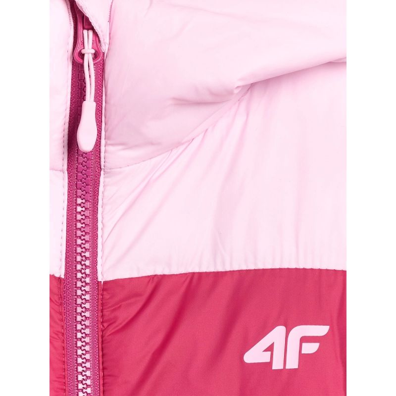 4f Girls' down jacket with synthetic filling 4FJRAW25TDJAF0771-54S Ruházat
