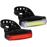 Dunlop Black Led Bike Lamp Set Front And Rear fekete készlet GSP-346229