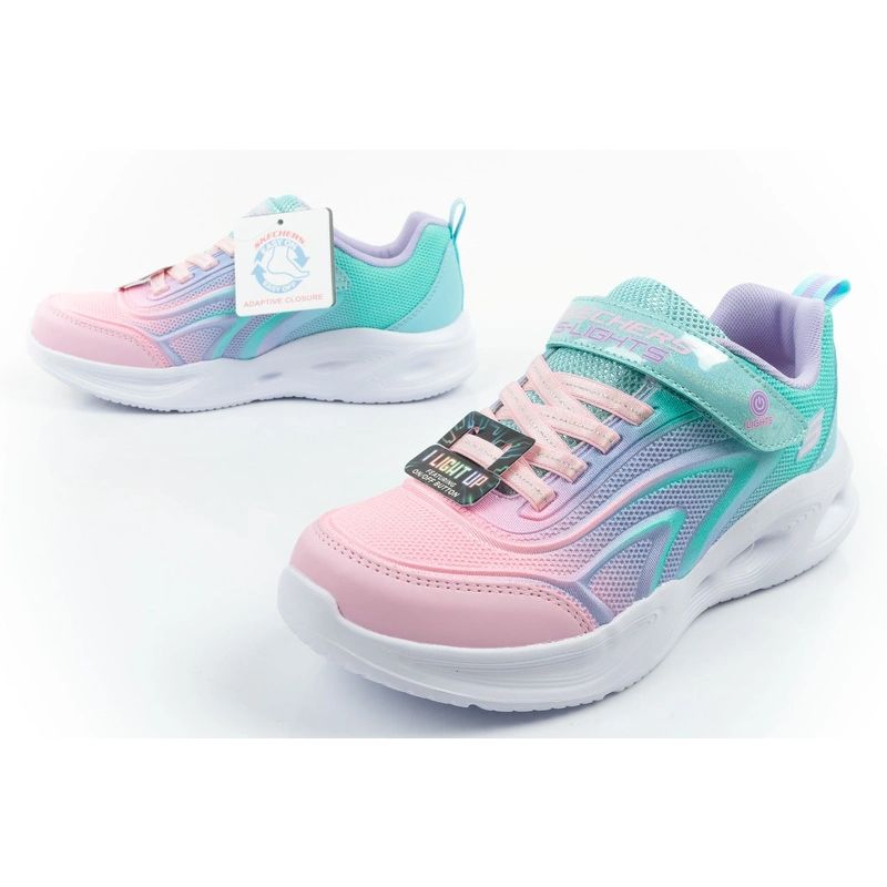 Skechers Color Breeze LED Children's Sports for Girls utcai cipő