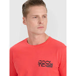 Men's regular printed T-shirt 4F 4FWSS25TTSHM1984-63S póló