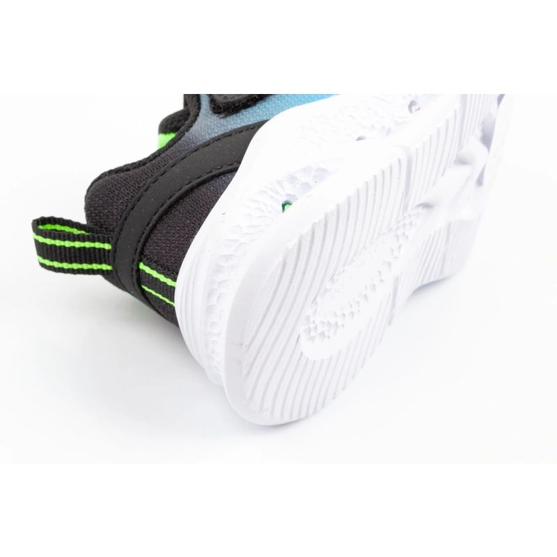Skechers boys' sports S Lights light comfortable LED utcai cipő 401495N/BKBL