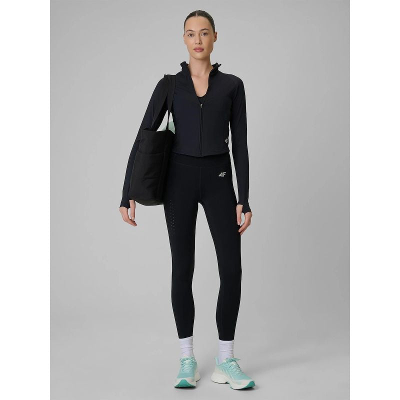 4F Women's slim quick-drying training sweatshirt ruházat 4FRSS26TFSWF0949-20S