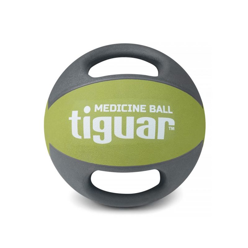 Tiguar Medicine ball with handles 8 kg szürke kiegészítő TI-PLU008
