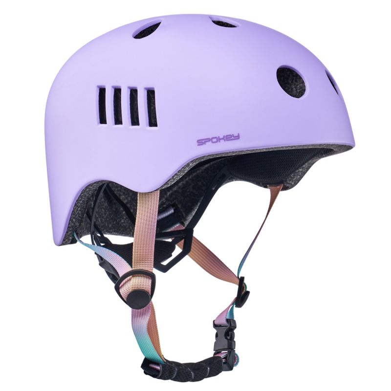 Spokey VT Pumptrack Jr SPK-944781 bicycle helmet size 53-57 cm lila sisak
