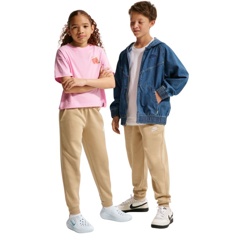 Nike Sportswear Club Fleece Kids' bézs nadrág FD3008286