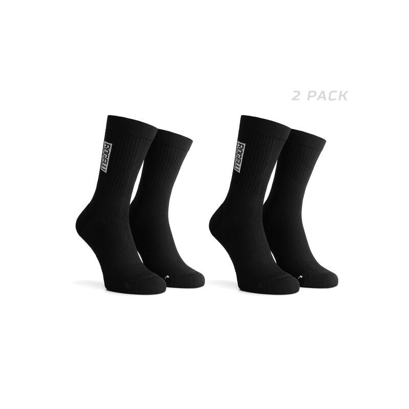 Rogelli 2pack DISTANCE running socks black fekete zokni