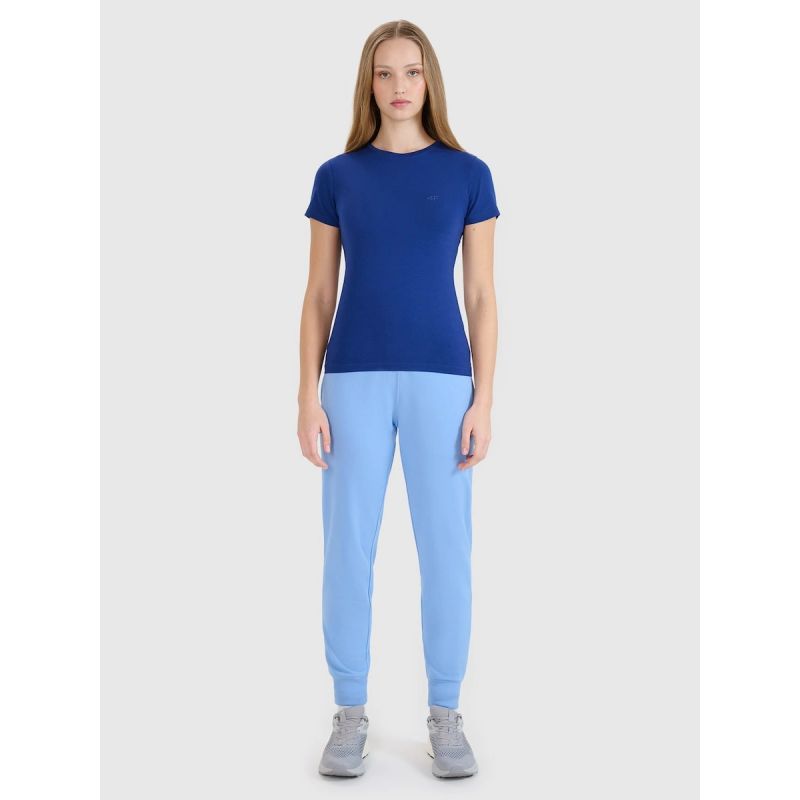 Slim plain women's T-shirt 4F 4FWMM00TTSHF2673-31S 2xl póló
