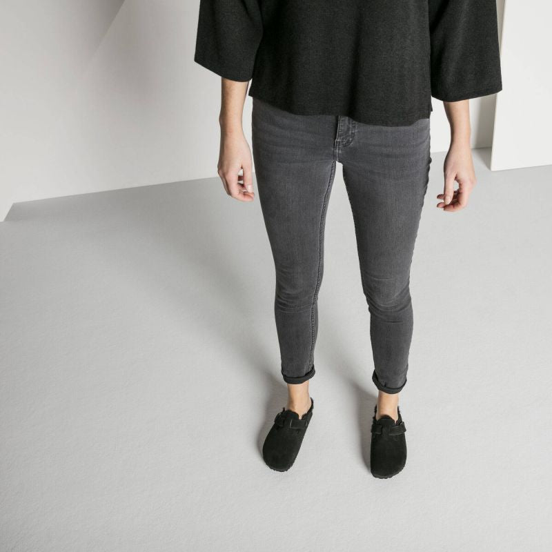 Birkenstock Boston Shearling Black Women's Wool Insulated Clogs Regular Wide (0259881) Kiegészítő