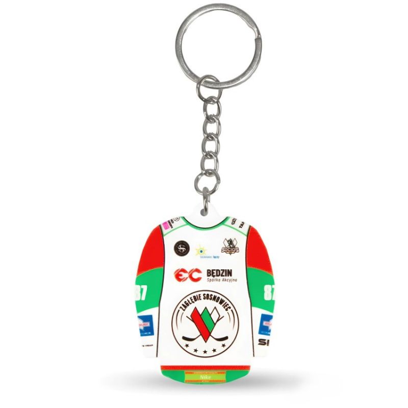 Inny Zagłębie Sosnowiec T- keychain (Home) SREBBREKH-ZS Kiegészítő fehér