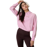 4F Women's sweatshirt F2175 light 56S rózsaszín kapucnis pulóver 4FWSS26TSWSF217556S