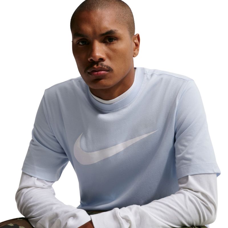 Nike Nsw Tee Icon Swoosh Men's T-Shirt kék ruházat