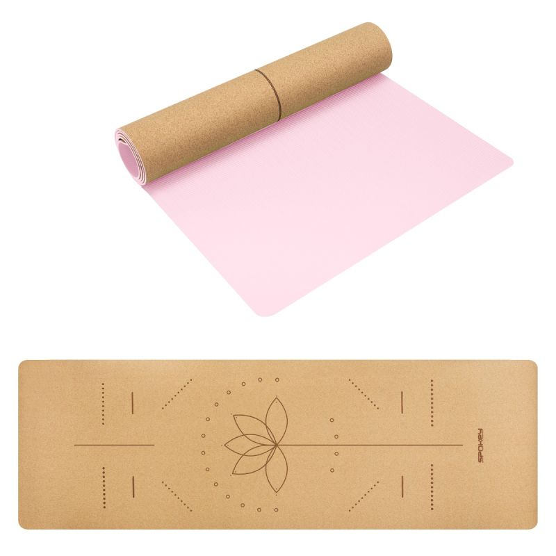 Spokey SAVASANA Cork Fitness Mat for Exercise and Yoga Kiegészítő