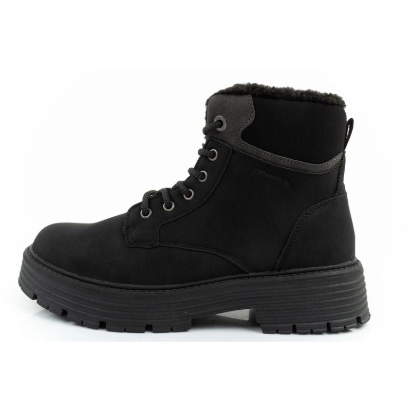 O'Neill winter boots women's hiking boots, insulated ankle boots, fashionable black fekete cipő