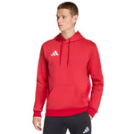 Men's adidas Entrada 26 Hoody red JZ6576 piros kapucnis pulóver