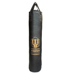 MASTERS FIGHT EQUIPMENT Leather punching bag 150/35 cm full WWS-STAR red piros edzőfelszerelés 0443-STAR02