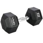HMS HEX PRO dumbbell 27.5 kg szürke póló 17-66-122