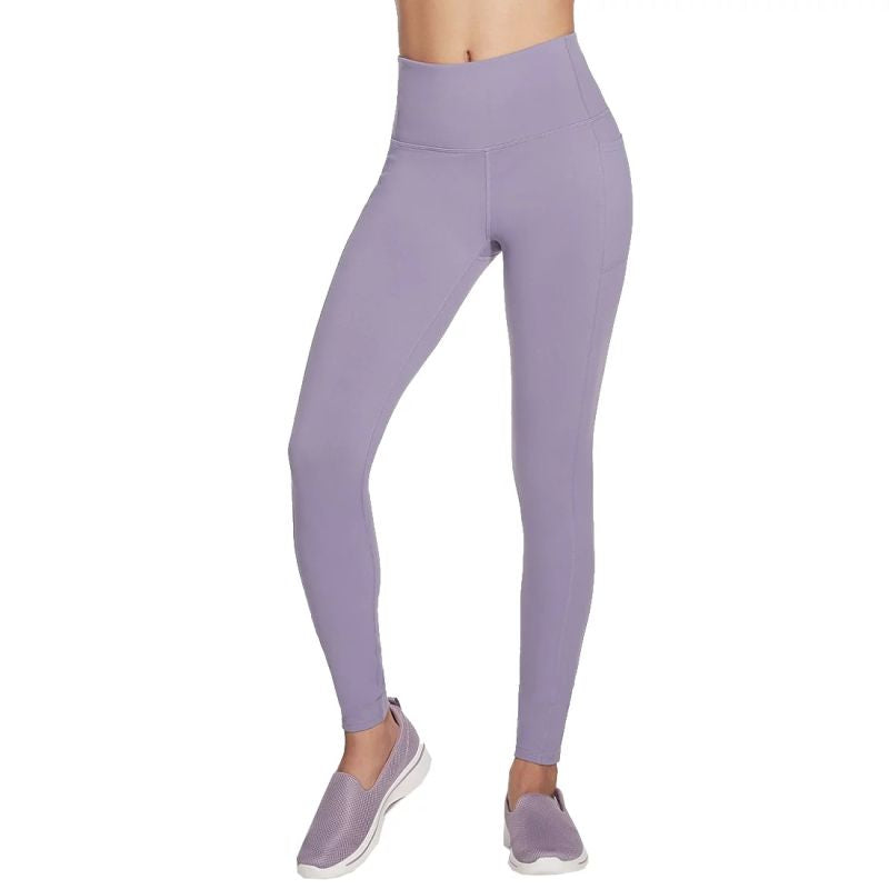 Skechers Go Walk High Waisted Leggings W W03LG30B-GYPR Nadrág