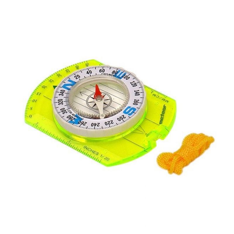 Meteor Compass with Ruler fehér compasses, tourist equipment