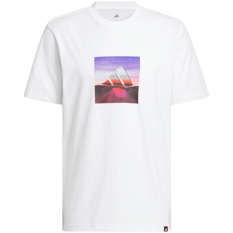 Men's adidas Summer Heat Graphic T-shirt JZ7545 fehér póló