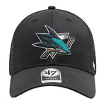 47 Brand NHL San Jose Sharks Branson Cap Black