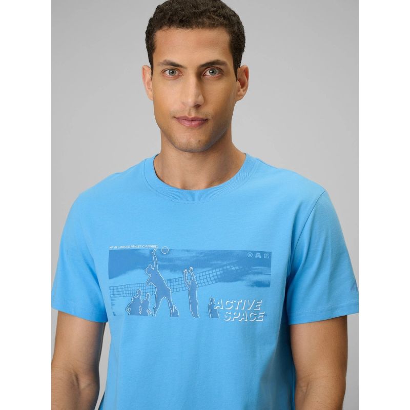 4F Men's reagular printed T-shirt 3xl póló