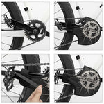 Rockbros D76 Crankset Transport Cover - Black and Gray