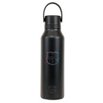 FC Barcelona Runbott thermal bottle 600ml czarny futball labda