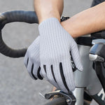 Rockbros Breathable Full Finger Cycling Gloves, Size: M - Green zielony \ m kesztyű