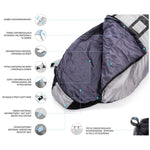 Meteor Indus sleeping bag uniw tourist equipment, sleeping bags