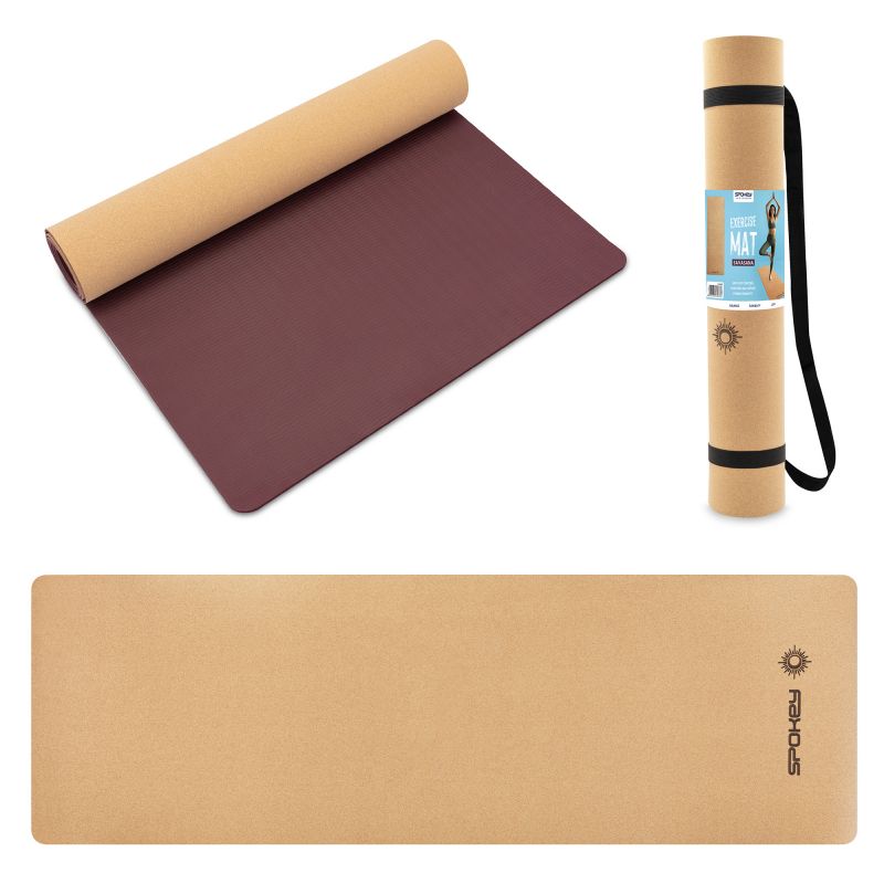 Spokey Savasana SPK-943065 cork mat Edzőfelszerelés
