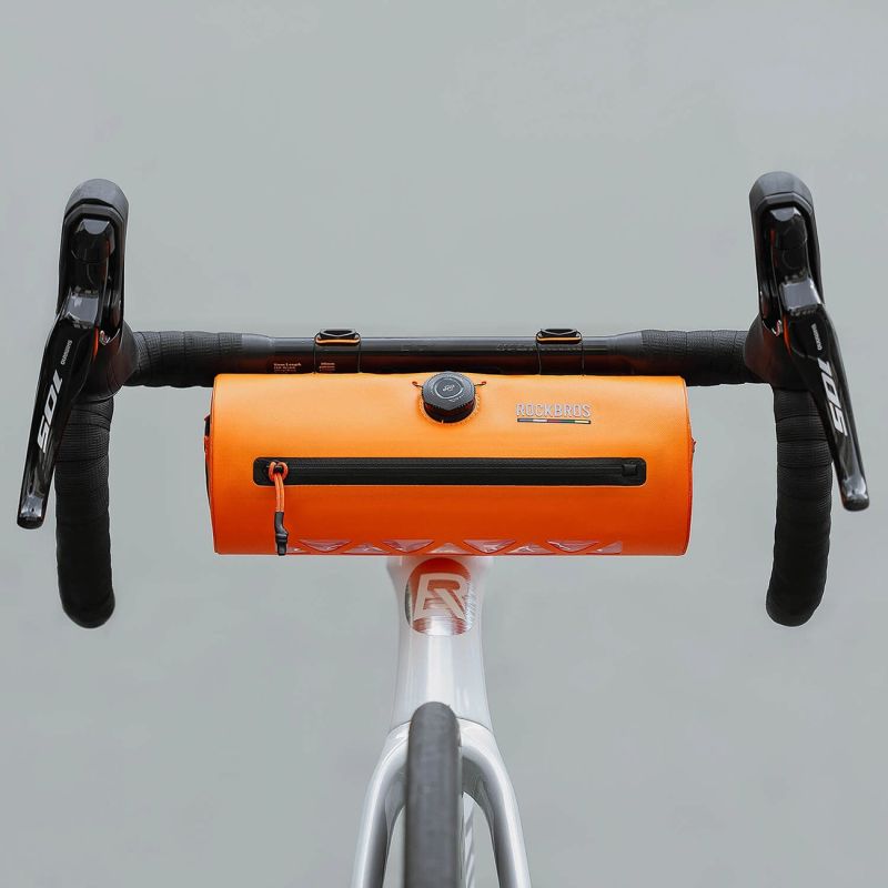 Rockbros AS-143 ROAD TO SKY handlebar bicycle bag, waterproof, 2 l - orange pomarańczowy táska 30110092001-211554