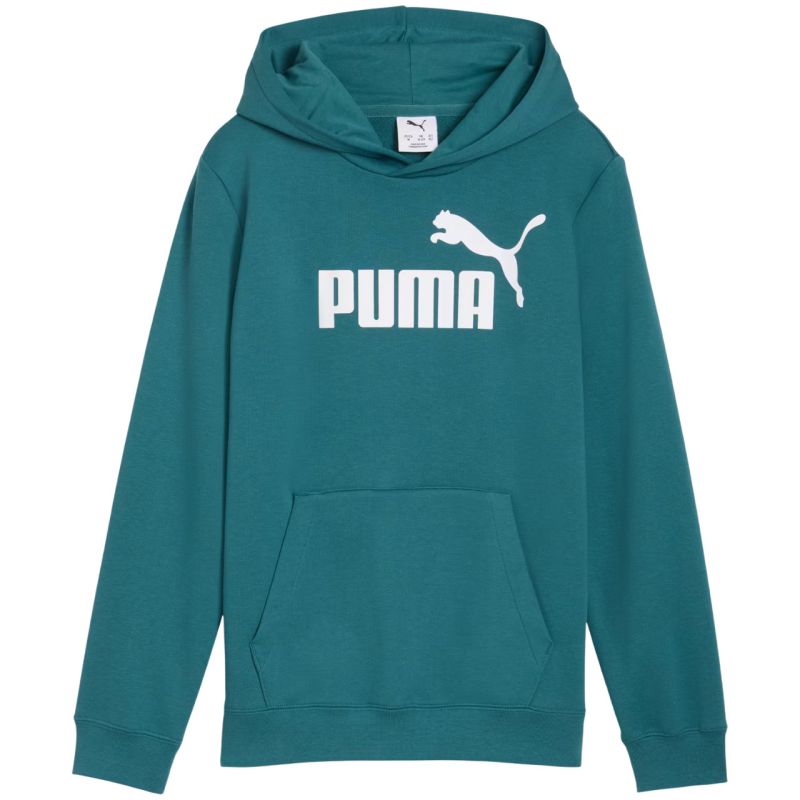 Puma ESS No. 1 Logo Hoodie for Kids Green 684909 zöld kapucnis pulóver