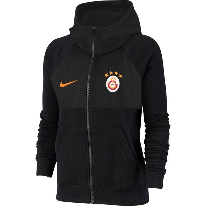 Nike Sportswear Full-Zip Hoodie for Kids, 010 fekete kapucnis pulóver 132040L