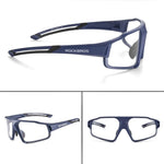 Rockbros Photochromic UV400 Cycling Glasses - Blue kék glasses, training equipment