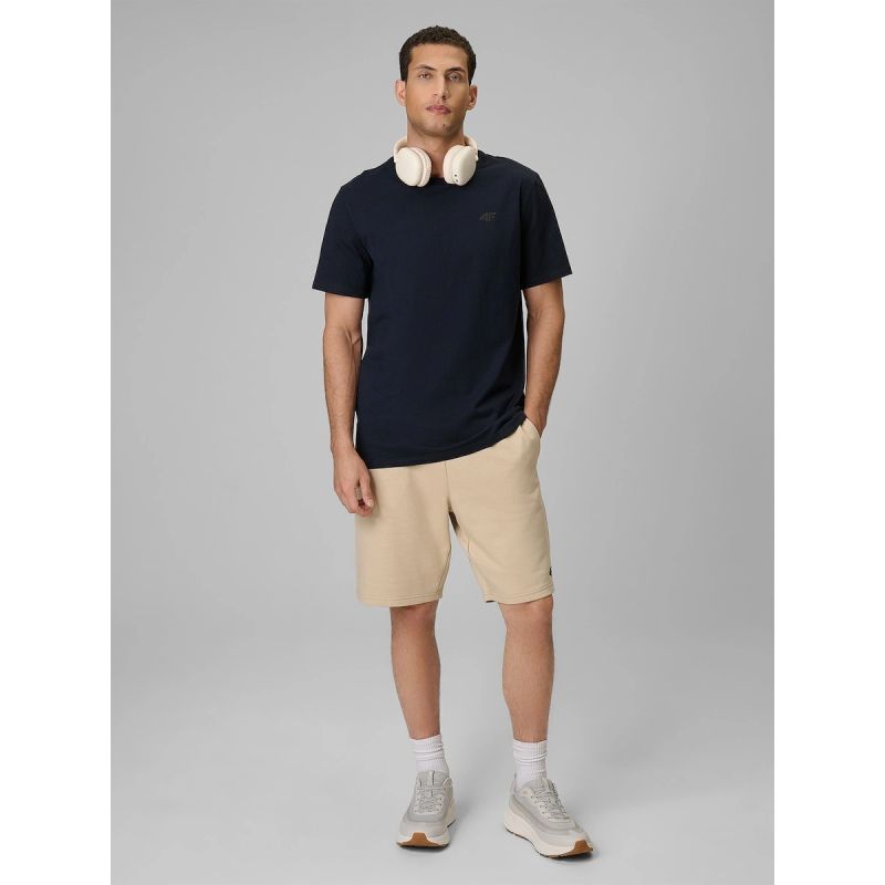 Men's regular plain T-shirt 4F 4FRSS26TTSHM4087-31S shirts