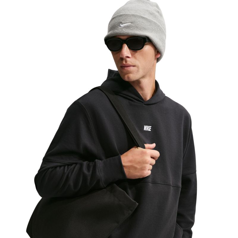 Nike Club Varsity Hoodie Men's fekete kapucnis pulóver IO1383010
