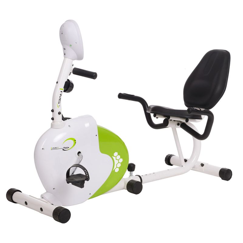 HMS R9259 white and green recumbent magnetic bike fehér futócipő 17-06-002