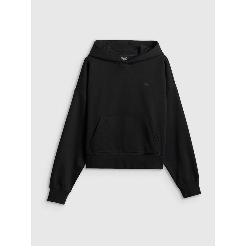 Women's regular hooded sweatshirt 4F