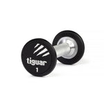 Tiguar PU dumbbell 1 kg fekete edzőfelszerelés TI-WHPU0010
