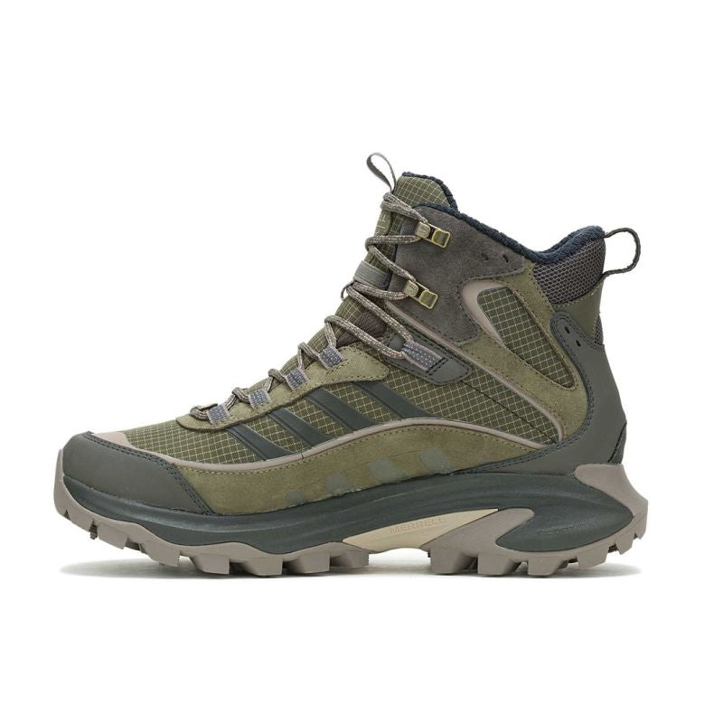Merrell Moab Speed 2 Thermo Mid WP Hiking Boots - Triple Black fekete shoes, military 607844