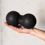 HMS Double Massage Ball / Duo Ball BLM02 8*16CM fekete edzéssegítő 17-42-024