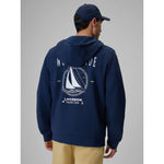 Men's zip-up sweatshirt with hood 4F