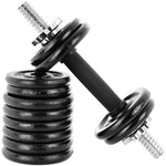 Enero CAST IRON DUMBBELL 15 KG (2x7.5 KG) FIT CASE dumbbell, strength training equipment, training equipment